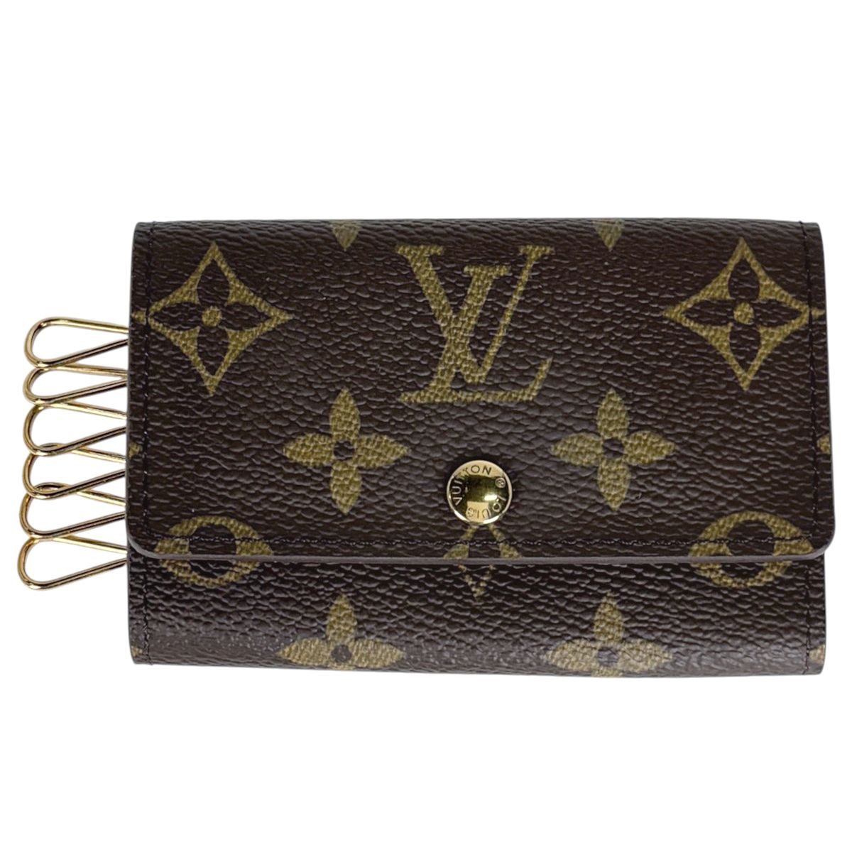Louis Vuitton Multicles 6 Key Case Key Holder Key Hook Monogram Brown