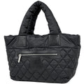Chanel Tote Bag Coco Cocoon Small CC Logo Nylon Black