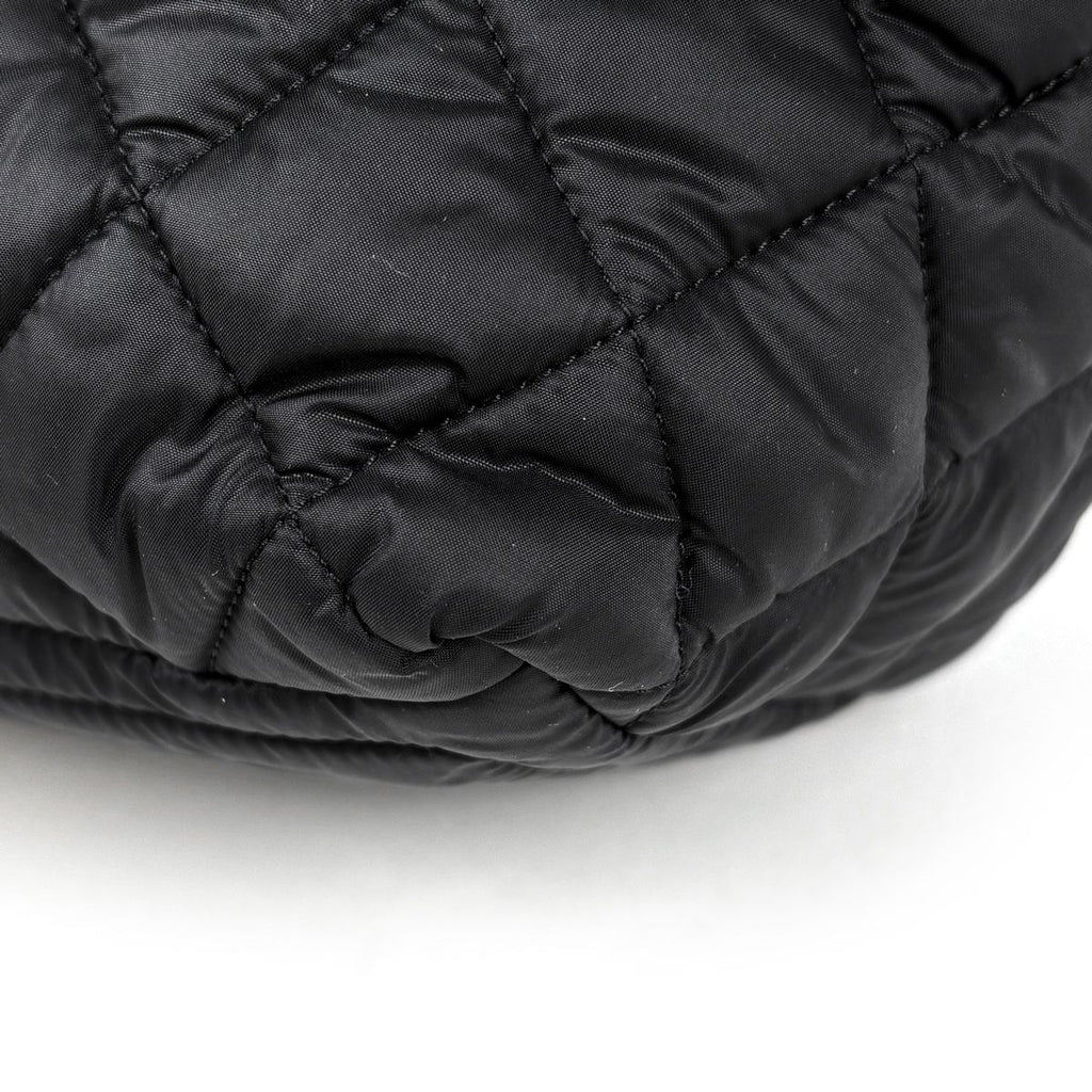 Chanel Tote Bag Coco Cocoon Small CC Logo Nylon Black — view 3