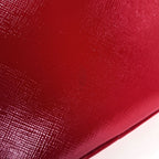 Prada Handbag Patent Saffiano Leather Rosso — view 4