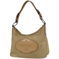 Prada Shoulder Bag Nylon Beige