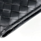 Bottega Veneta Intrecciato Bifold Wallet Leather Black — view 4