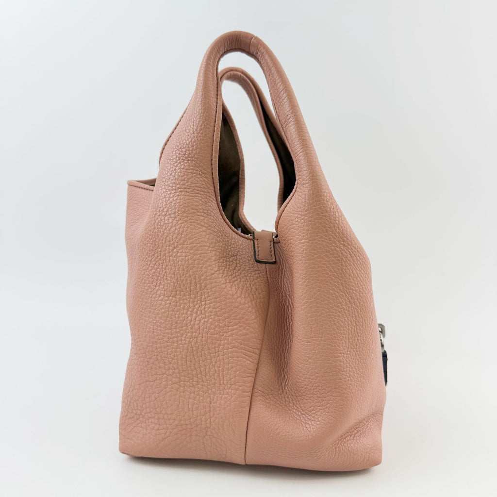 Loewe Karie PM Handbag Leather Pink Silver Vintage — view 3