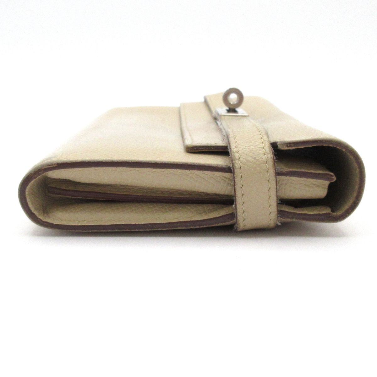 Hermes Wallet Kelly Long Tourtile Gray Silver — view 8