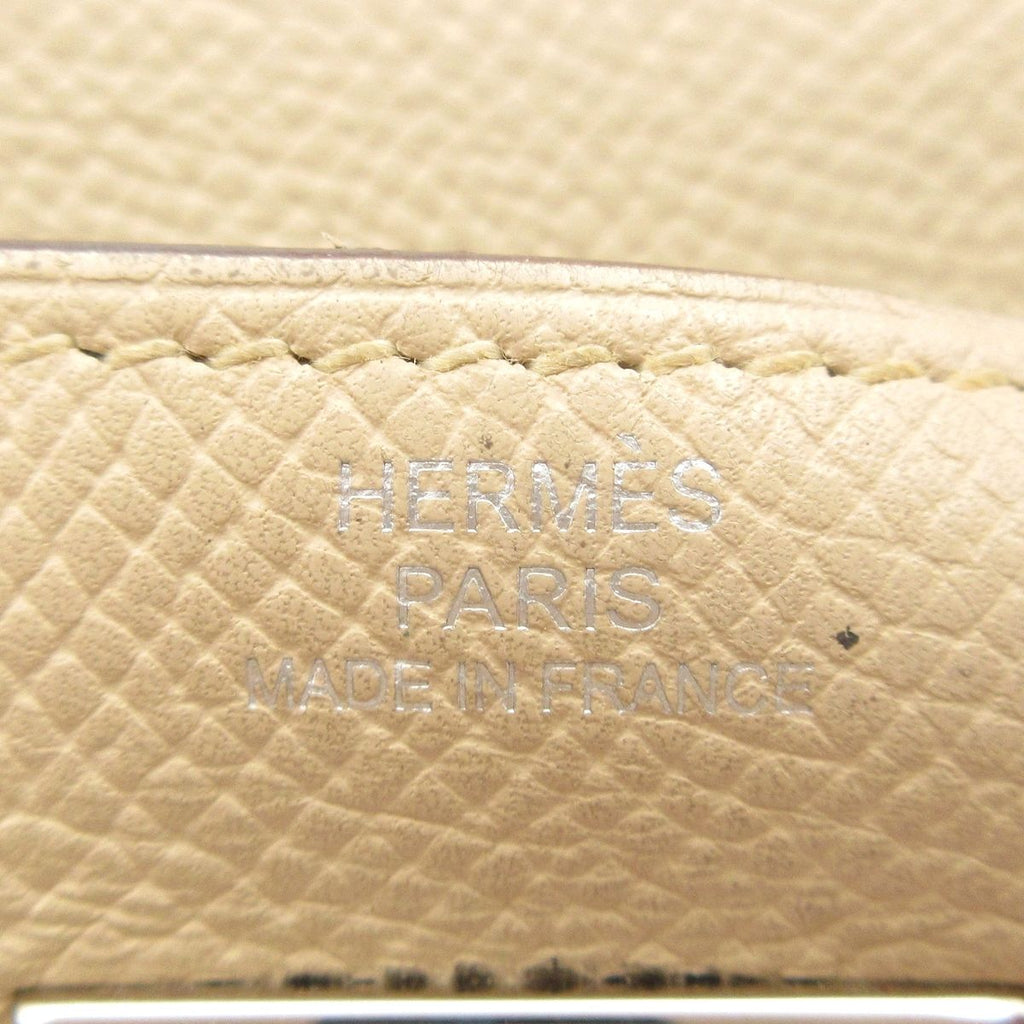 Hermes Wallet Kelly Long Tourtile Gray Silver — view 5