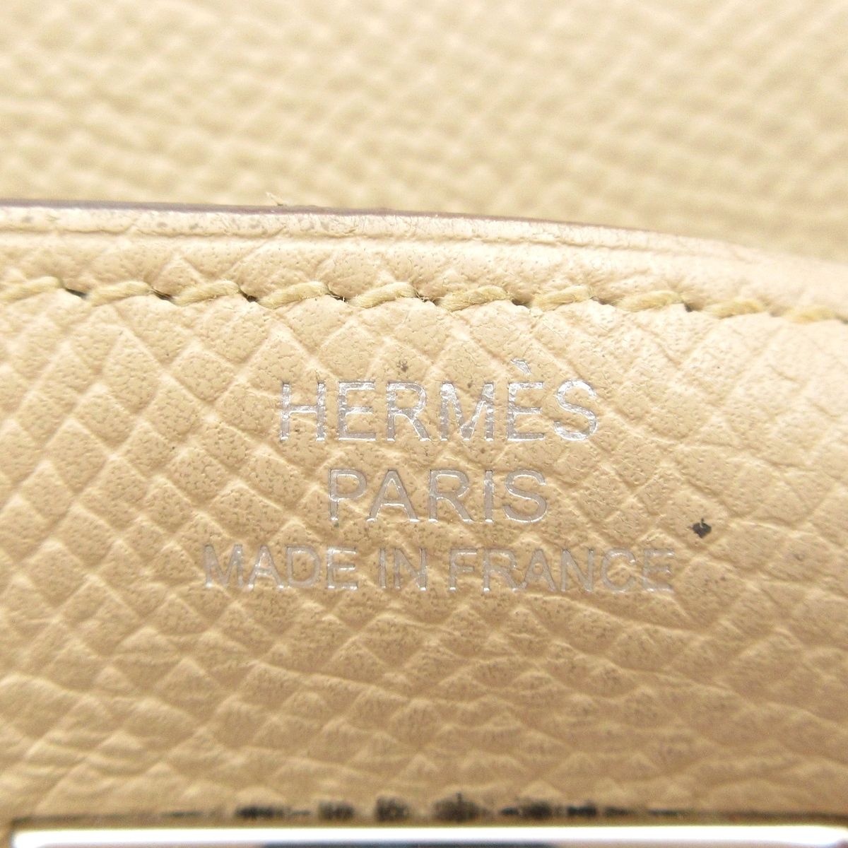 Hermes Wallet Kelly Long Tourtile Gray Silver — view 5