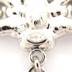 Chanel Brooch CC Logo Silver Clear White Rhinestone Pearl — view 4