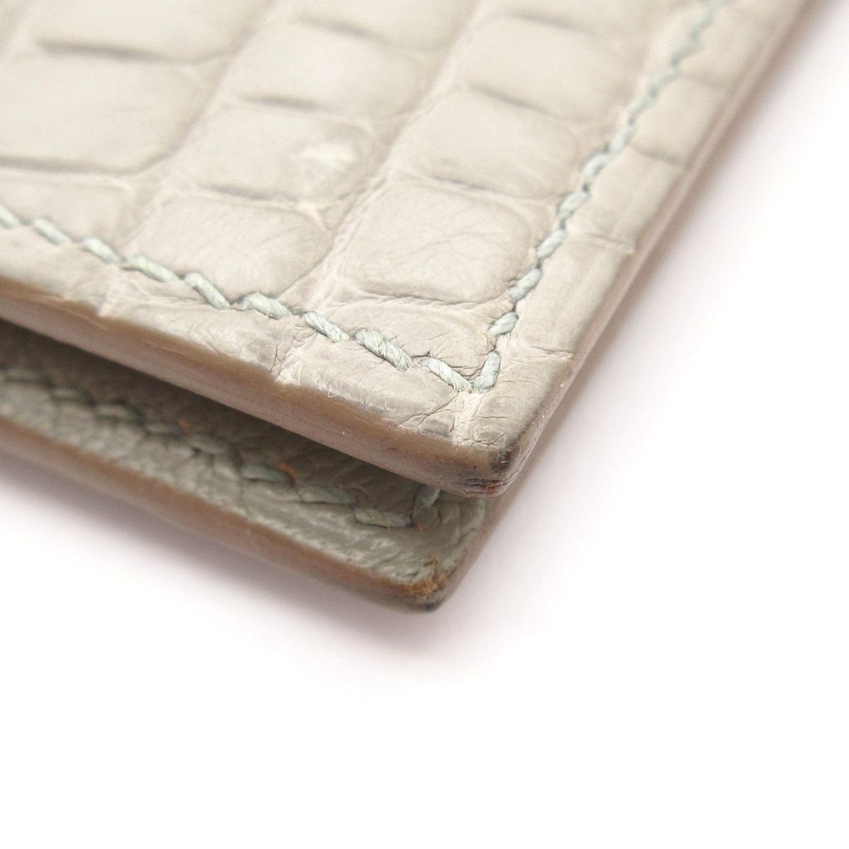 Hermes Billfold MC2 Copernicus Pearl Gray Wallet — view 6