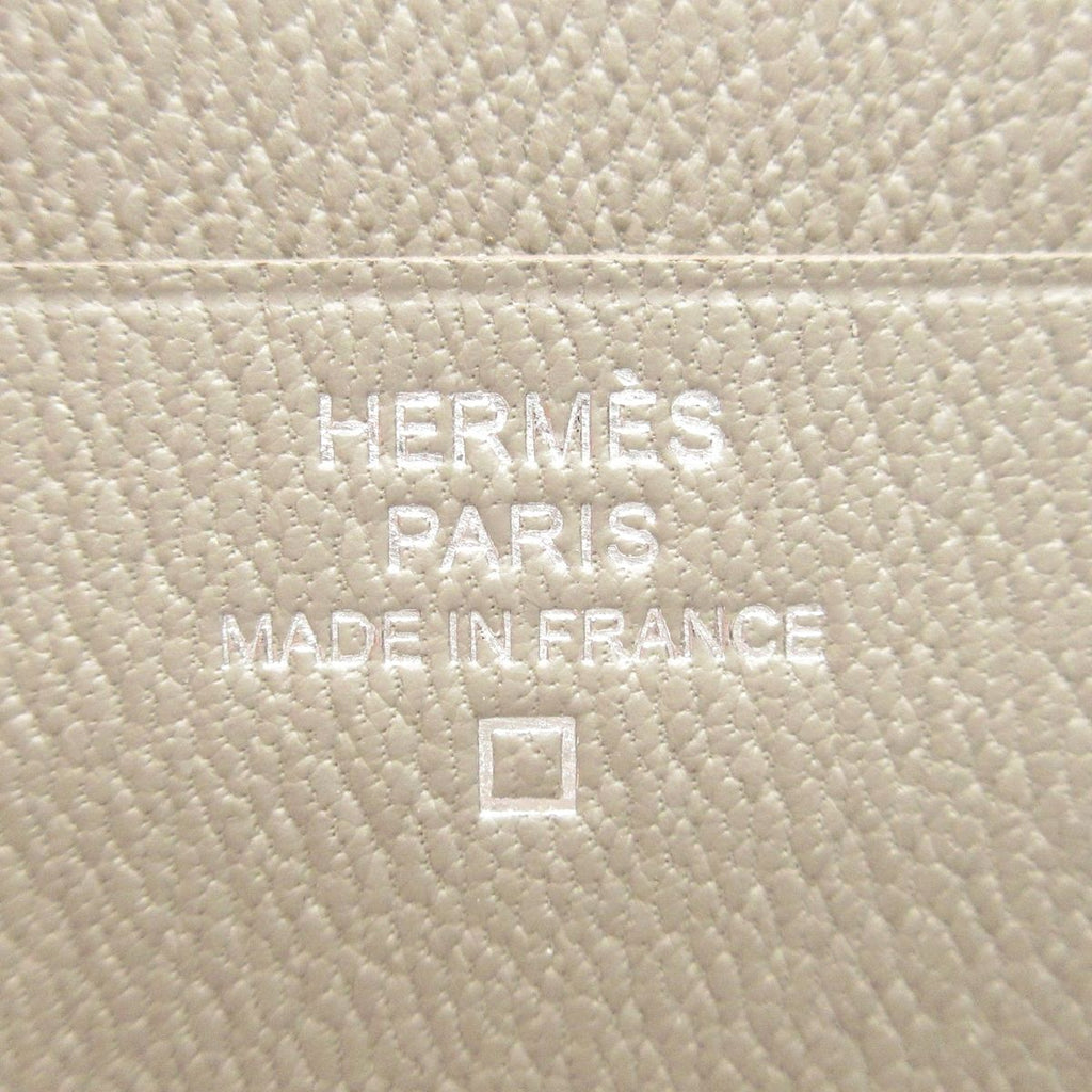 Hermes Billfold MC2 Copernicus Pearl Gray Wallet — view 5