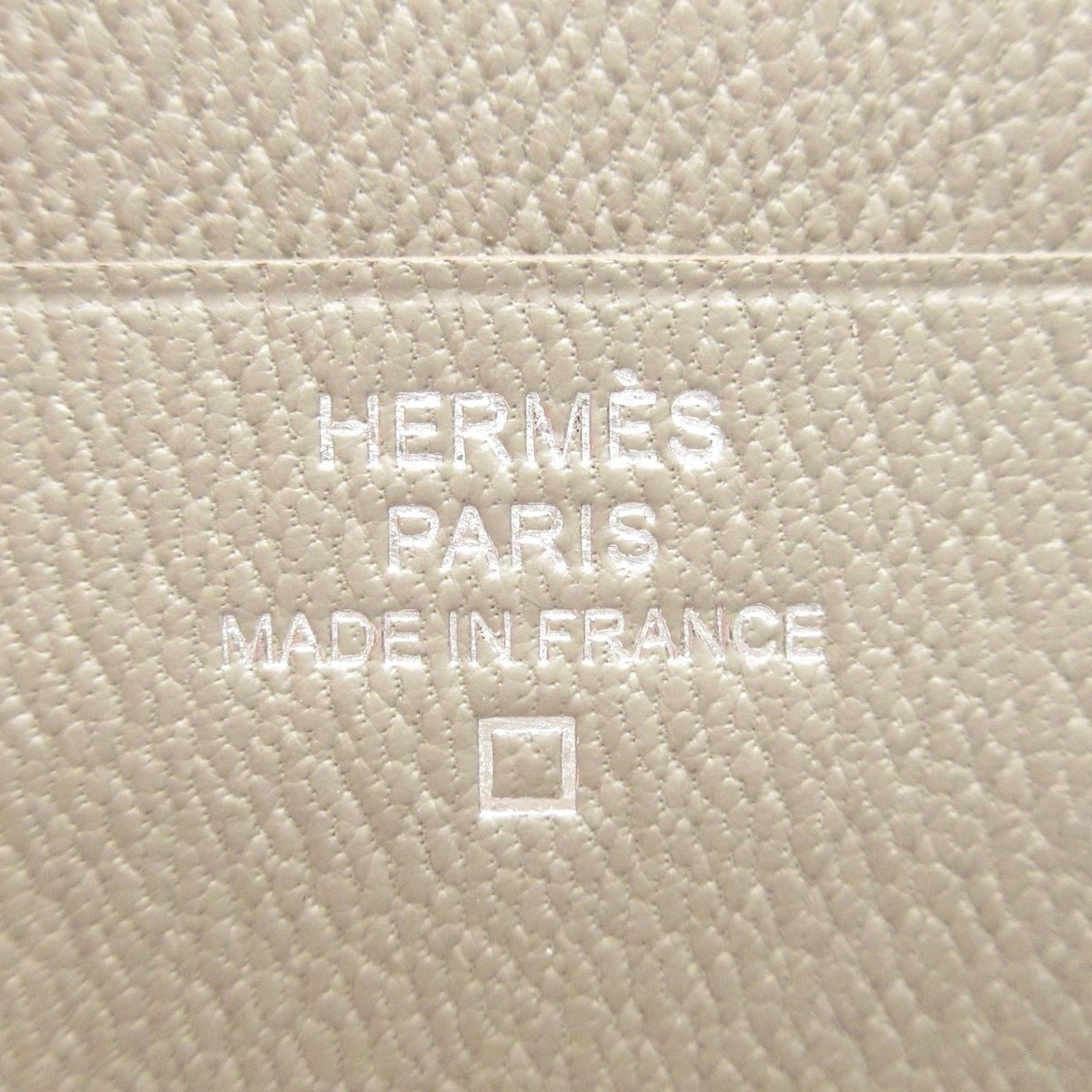 Hermes Billfold MC2 Copernicus Pearl Gray Wallet — view 5