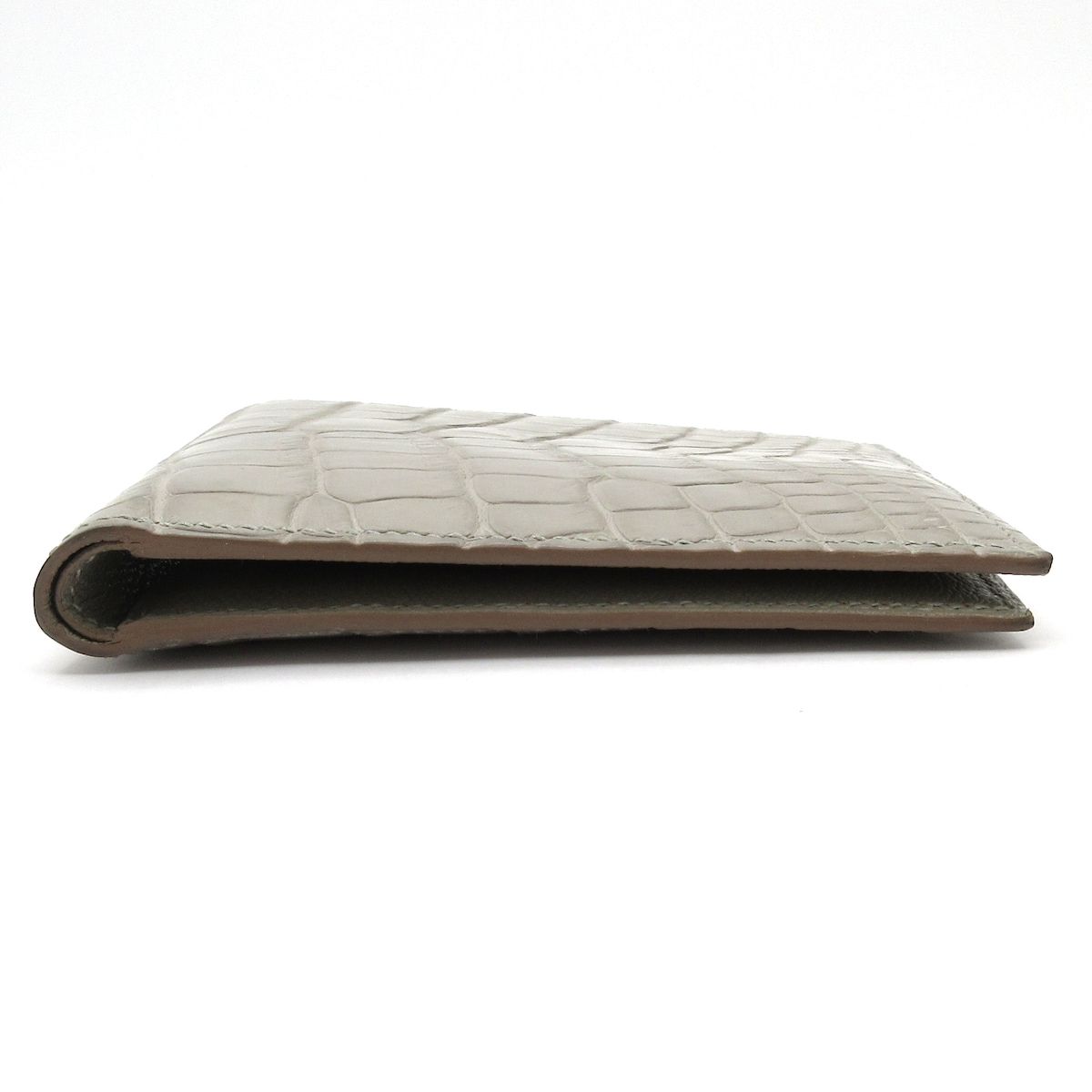 Hermes Billfold MC2 Copernicus Pearl Gray Wallet — view 8