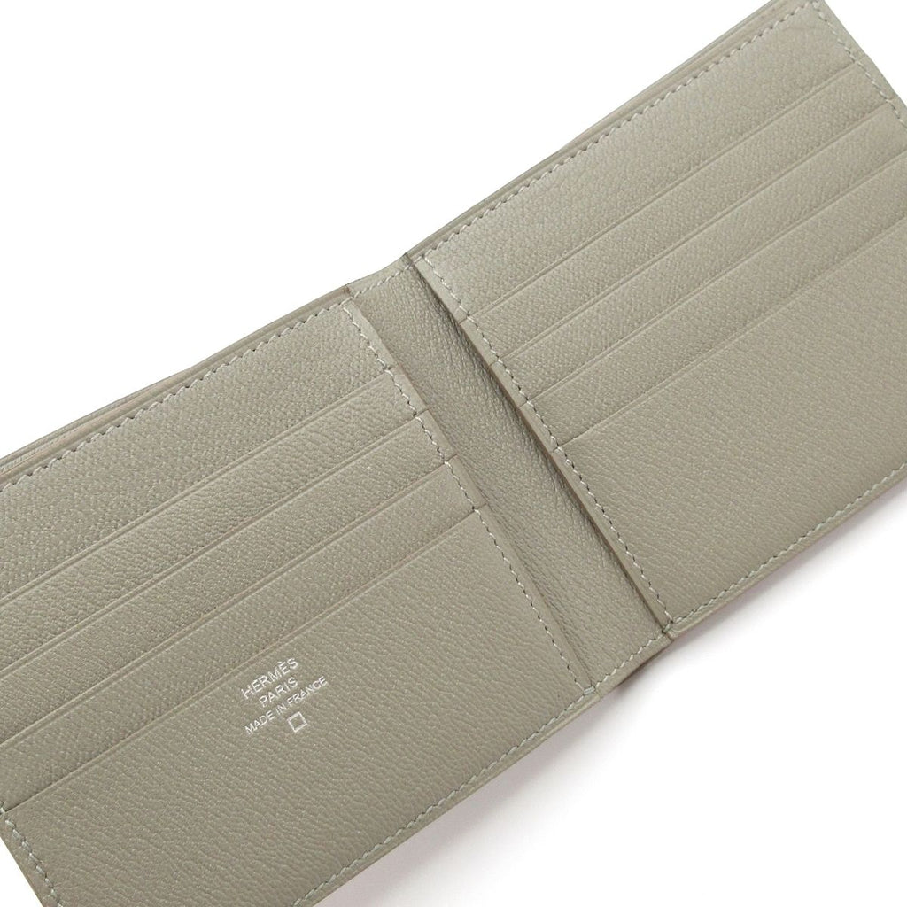 Hermes Billfold MC2 Copernicus Pearl Gray Wallet — view 3