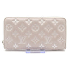 Louis Vuitton Wallet Cousin Zippy Blue Gray Leather