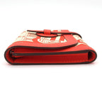 Hermes Coin Purse Avec Soie Ivory Red Silk — view 8