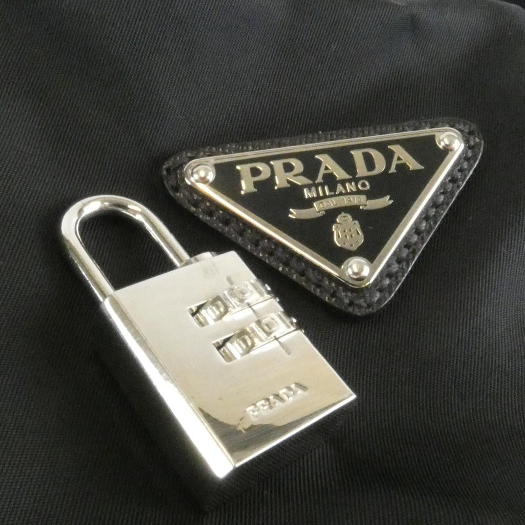 Prada Boston Bag Travel Bag Silver — view 4