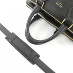 Celine Small Satchel Handbag Black — view 6