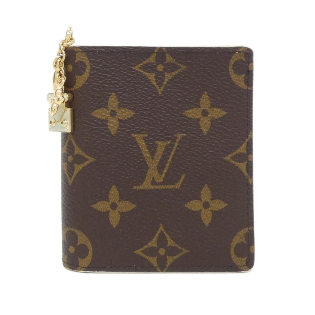 Louis Vuitton Monogram Pocket Wallet LV Charm