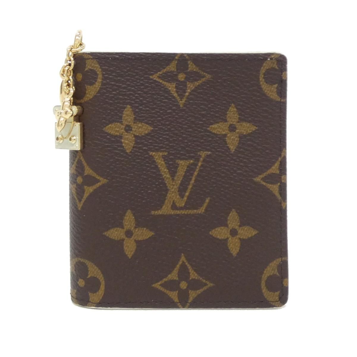 Louis Vuitton Monogram Pocket Wallet LV Charm
