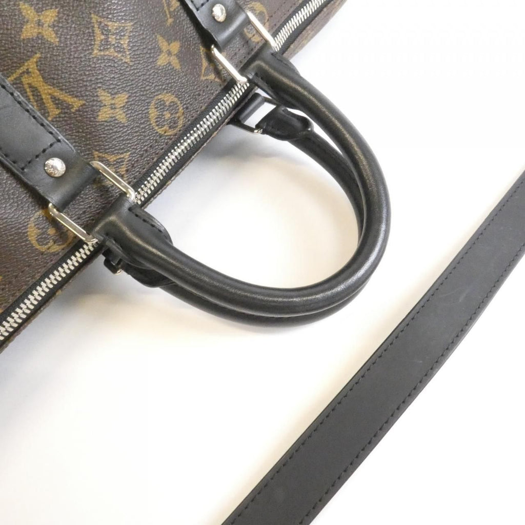 Louis Vuitton Monogram Macassar Keepall Bandouliere 45 Boston Bag — view 5