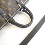 Louis Vuitton Monogram Macassar Keepall Bandouliere 45 Boston Bag — view 5