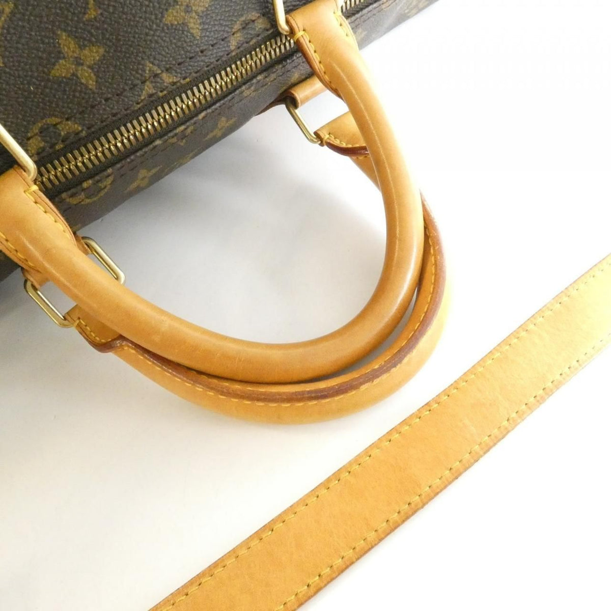 Louis Vuitton Monogram Keepall Bandouliere 55 Boston Bag — view 6