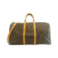 Louis Vuitton Monogram Keepall Bandouliere 55 Boston Bag