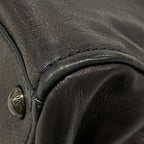 Prada Handbag Black Leather Tag — view 6