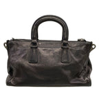 Prada Handbag Black Leather Tag — view 3