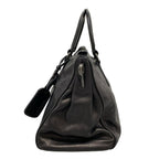 Prada Handbag Black Leather Tag — view 4