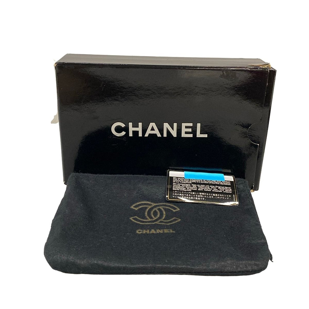 Chanel Shoulder Bag Quilted Black CC Logo Gold Mademoiselle Chain Lambskin — view 8