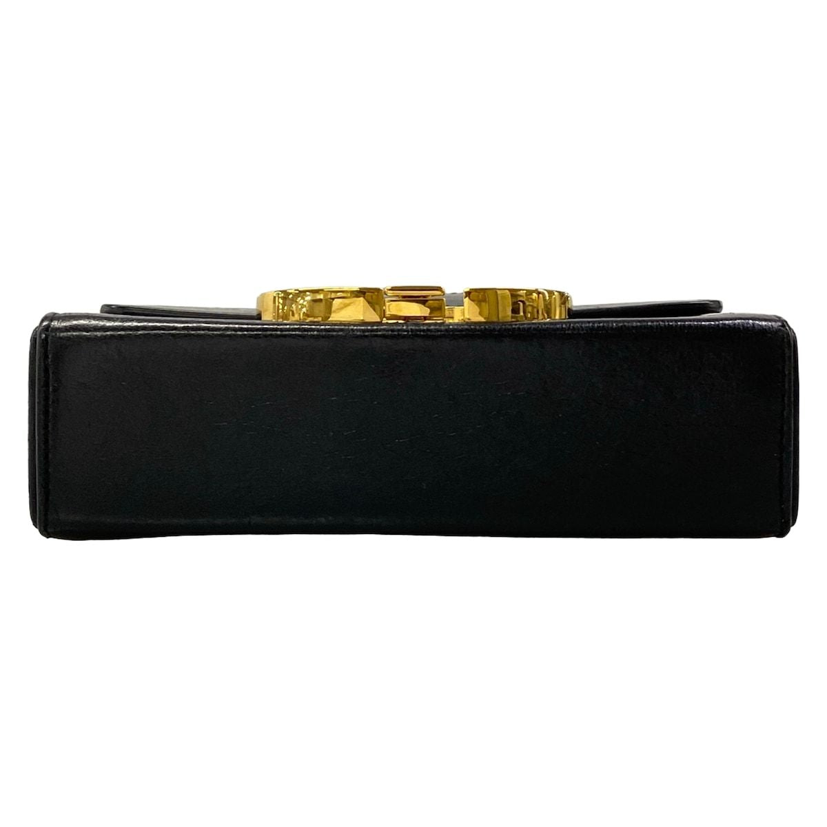 Dior Shoulder Bag 30 Montaigne Box Black Leather — view 5