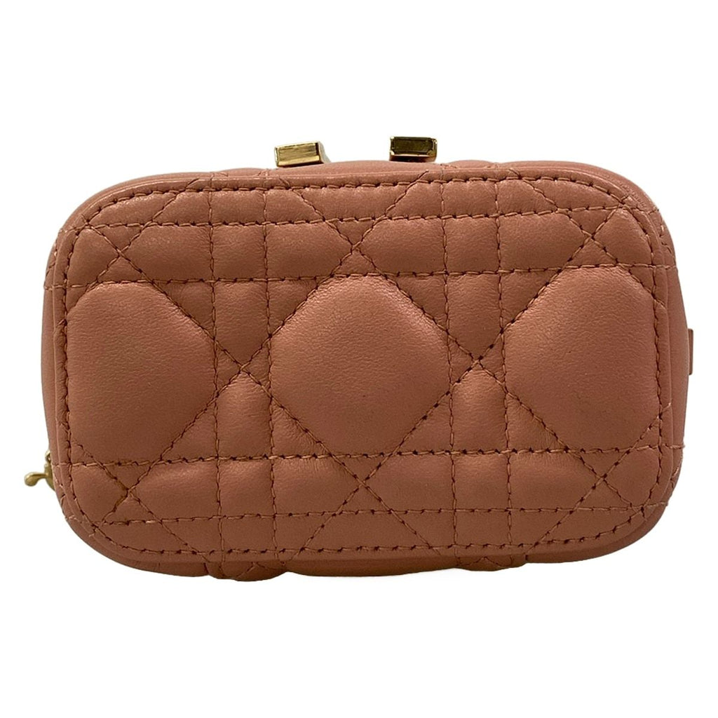 Dior Vanity Bag Lady Micro Pink Lambskin — view 5