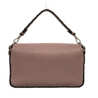 Fendi Handbag Baguette Mini Selleria Purple Leather — view 3