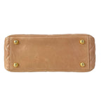 Chanel Shoulder Bag Coco Boy Pink Beige CC Logo Gold Chain Lambskin — view 5