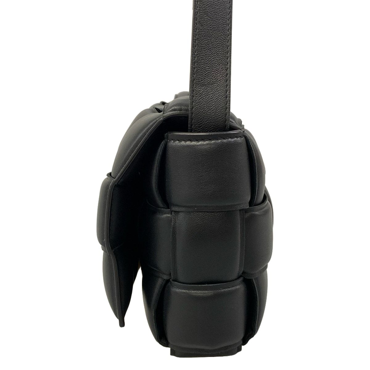 Bottega Veneta Shoulder Bag Padded Cassette Black Lambskin — view 4
