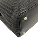 Fendi Handbag Small Dot Com Click Black Leather — view 6