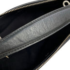 Fendi Handbag Small Dot Com Click Black Leather — view 7