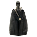 Fendi Handbag Small Dot Com Click Black Leather — view 4