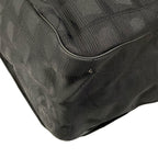 Chanel Shoulder Bag New Travel Line Black Gold Leather — view 6