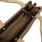 Hermes Tote Bag Herbag Cabas PM Dark Brown Multi Gold — view 7