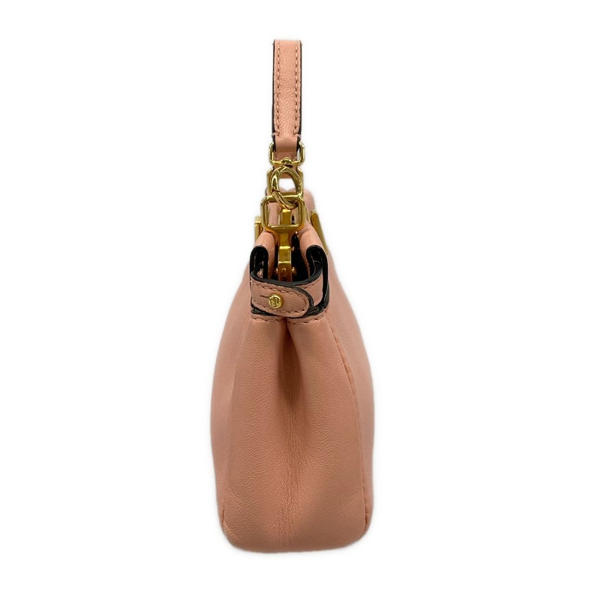 Fendi Micro Peekaboo Light Pink Mini Bag Leather — view 4
