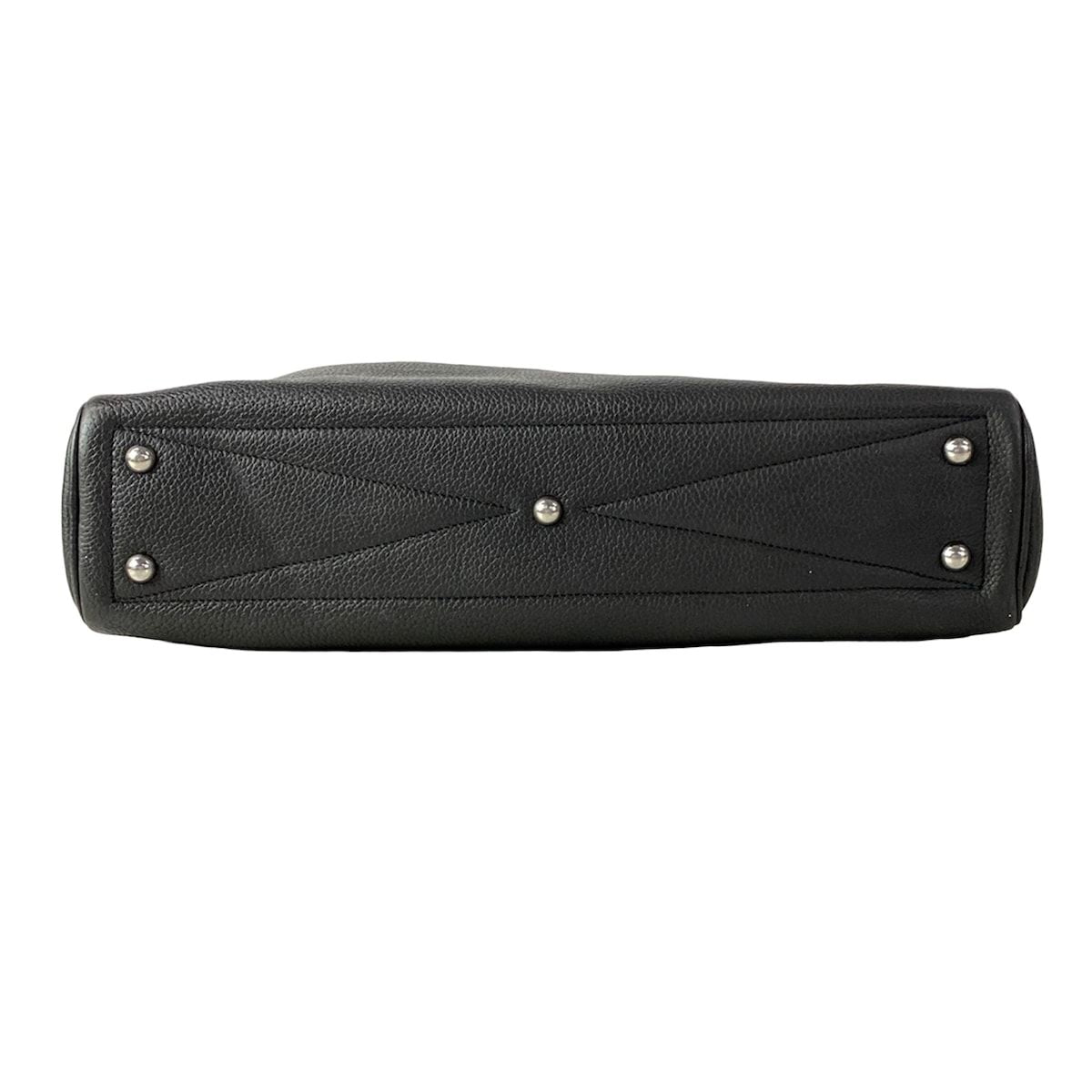 Hermes Business Bag Victoria Gray Silver — view 5