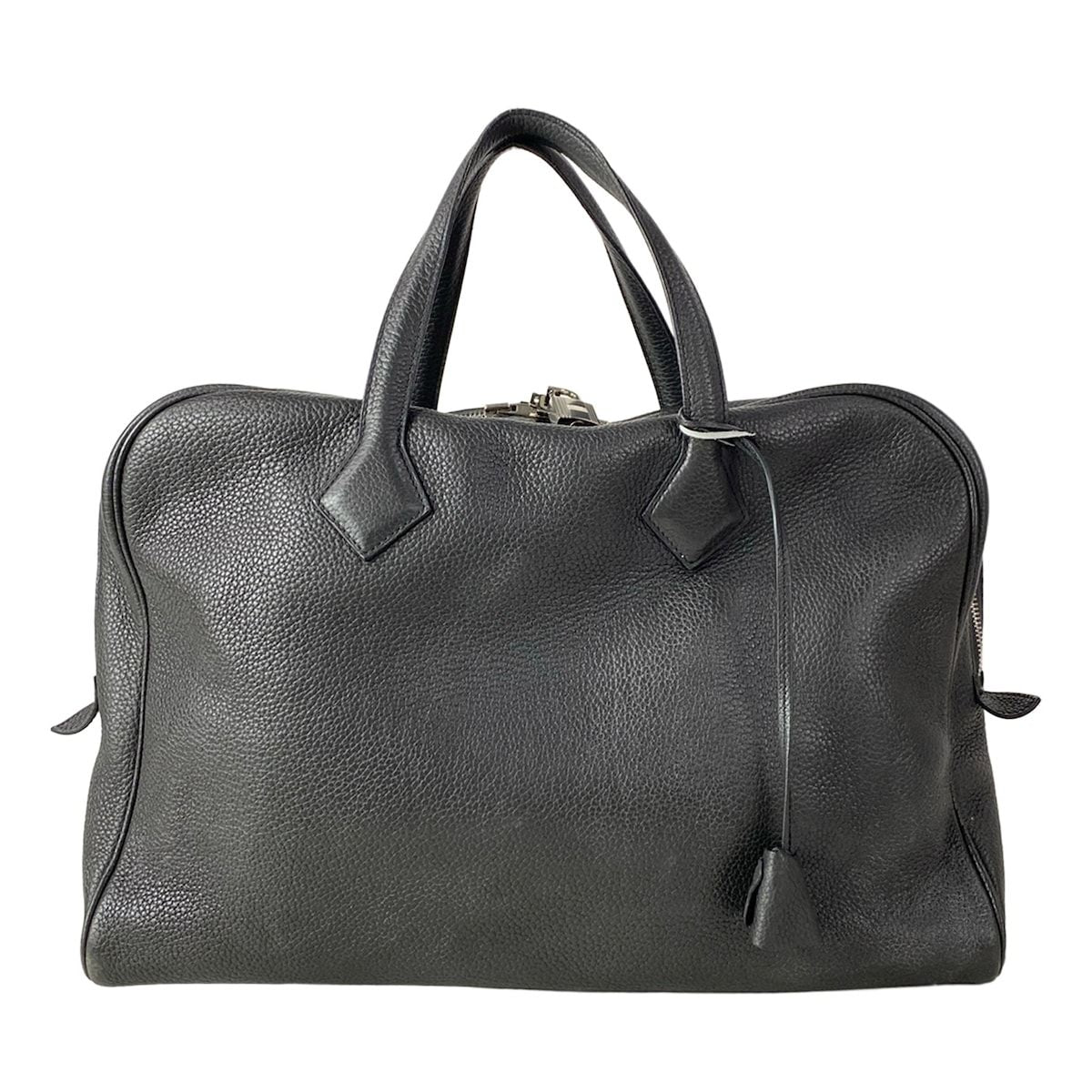 Hermes Business Bag Victoria Gray Silver