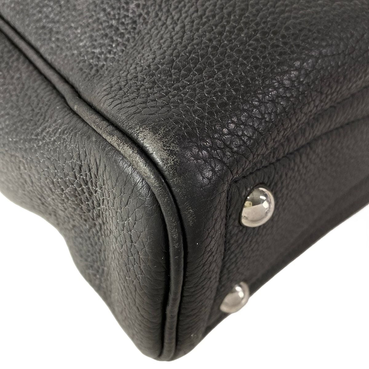 Hermes Business Bag Victoria Gray Silver — view 6