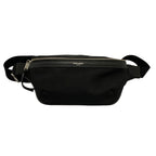 Saint Laurent Paris Waist Pouch Black Leather