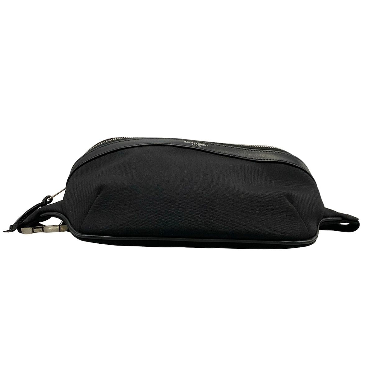 Saint Laurent Paris Waist Pouch Black Leather — view 5