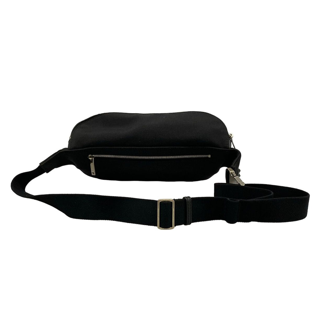 Saint Laurent Paris Waist Pouch Black Leather — view 3