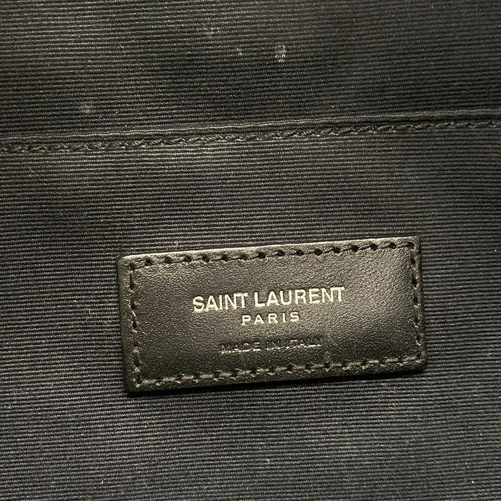 Saint Laurent Paris Waist Pouch Black Leather — view 8