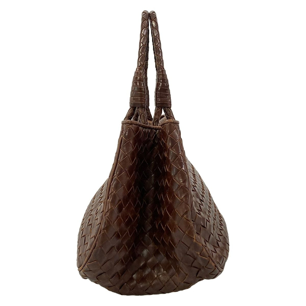Bottega Veneta Tote Bag Dark Brown Leather — view 4
