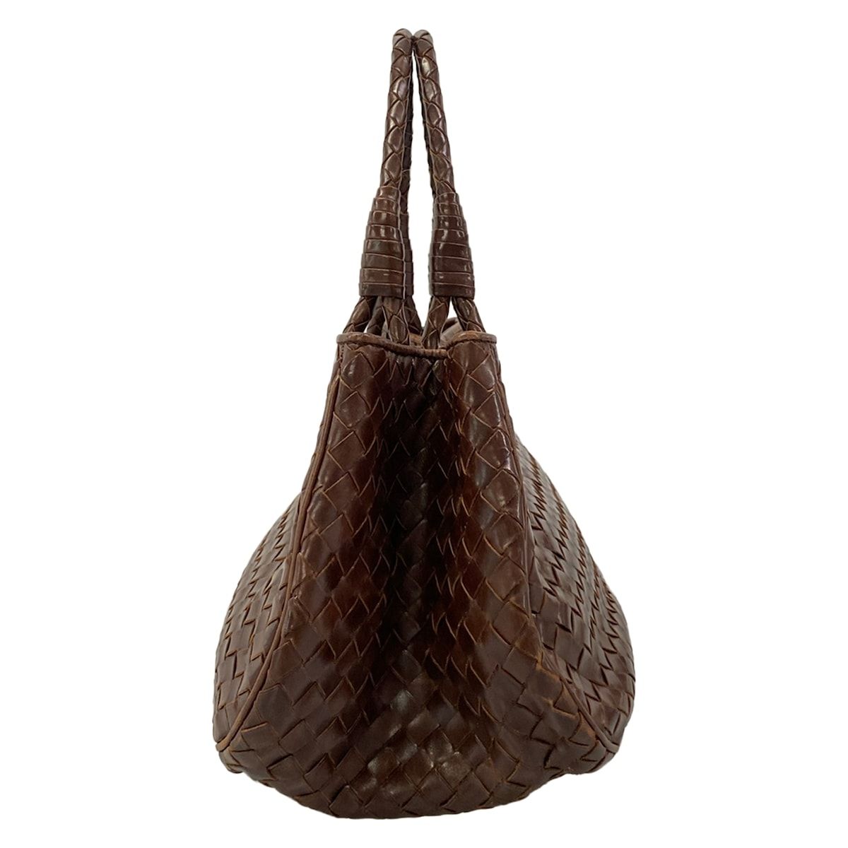 Bottega Veneta Tote Bag Dark Brown Leather — view 4